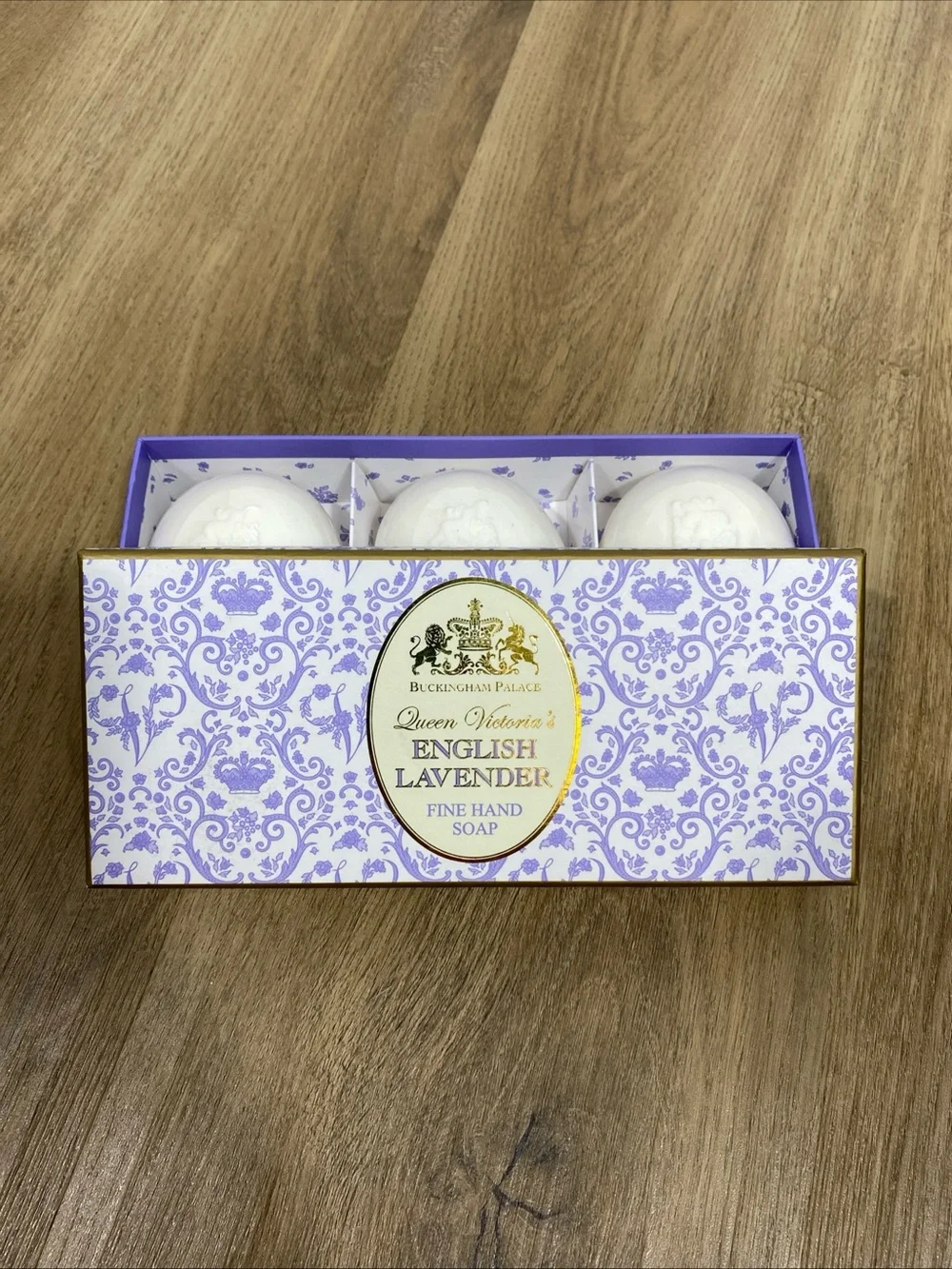 Queen Victoria's English Lavender Fine Hand Soap - White (3-Pack)
